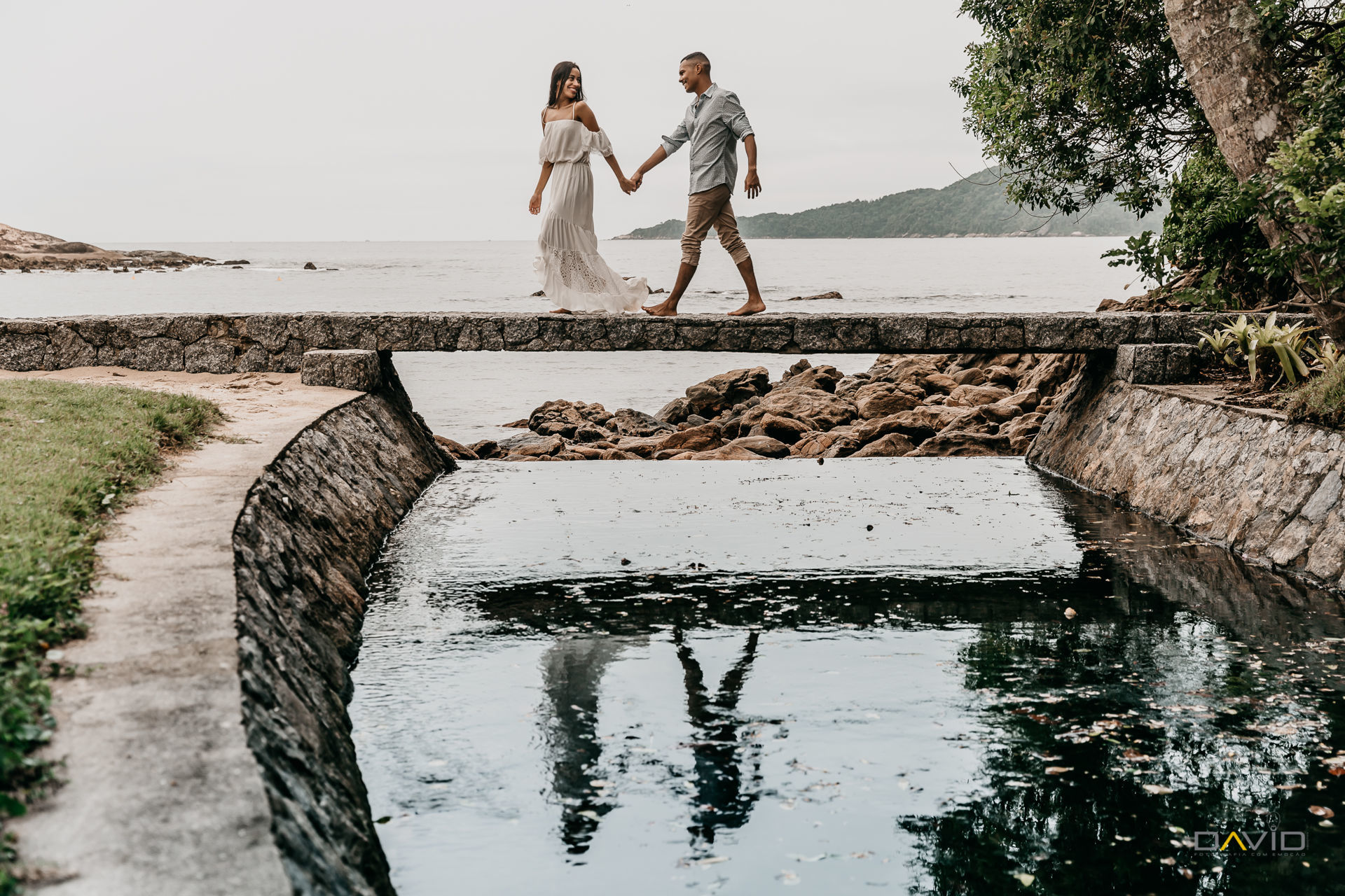 Foto Fernanda e Gustavo | Amor de Praia sobe a Serra Foto Fernanda e Gustavo | Amor de Praia sobe a Serra - Imagem 1