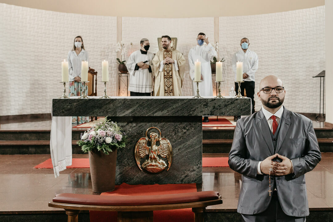Foto ANDRESSA E LUCAS | WEDDING IN BRAZIL | PARÓQUIA SÃO GERALDO - Imagem 4