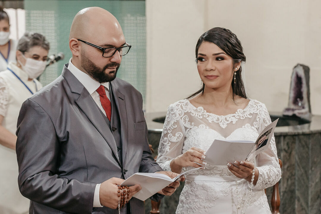 Foto ANDRESSA E LUCAS | WEDDING IN BRAZIL | PARÓQUIA SÃO GERALDO - Imagem 14