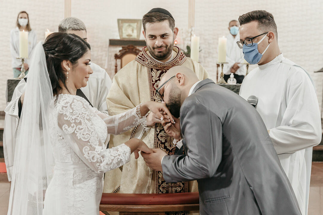Foto ANDRESSA E LUCAS | WEDDING IN BRAZIL | PARÓQUIA SÃO GERALDO - Imagem 23