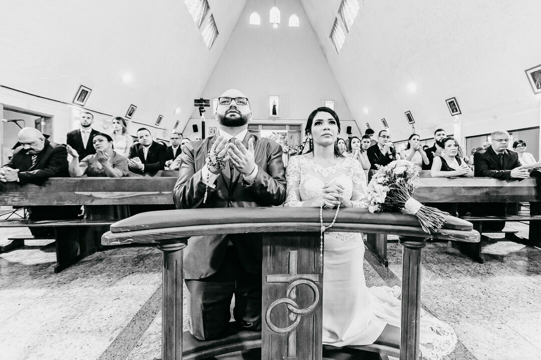 Foto ANDRESSA E LUCAS | WEDDING IN BRAZIL | PARÓQUIA SÃO GERALDO - Imagem 28