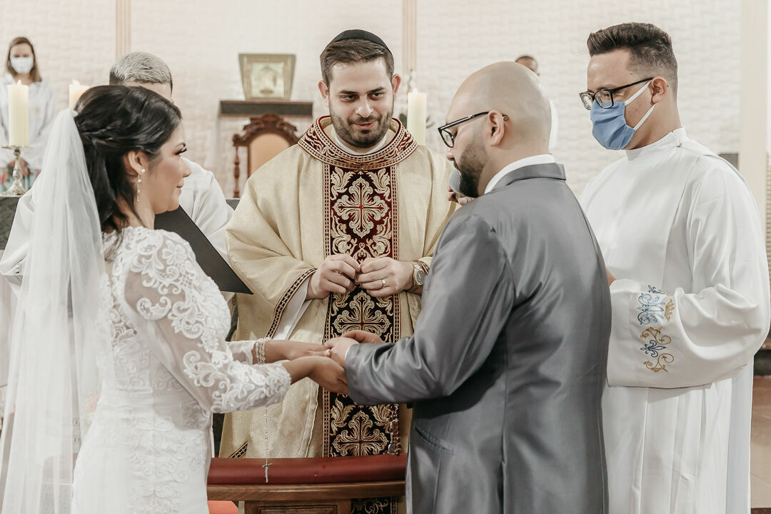 Foto ANDRESSA E LUCAS | WEDDING IN BRAZIL | PARÓQUIA SÃO GERALDO - Imagem 22