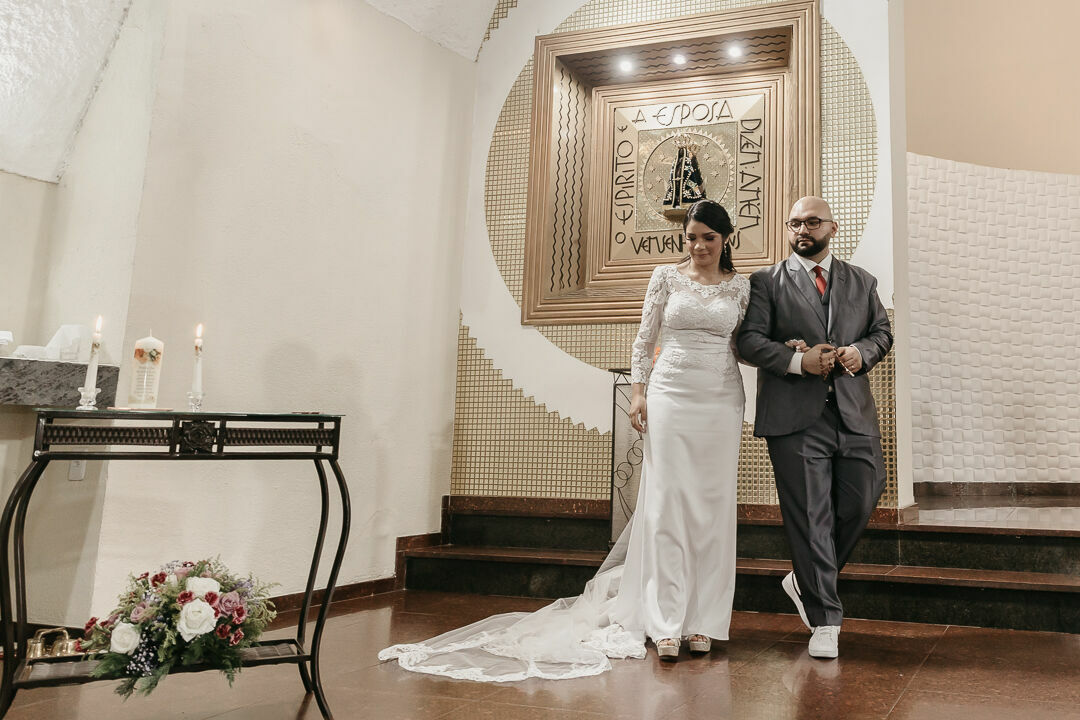 Foto ANDRESSA E LUCAS | WEDDING IN BRAZIL | PARÓQUIA SÃO GERALDO - Imagem 35