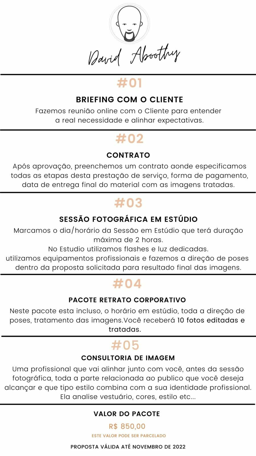 Foto SESSÃO RETRATO CORPORATIVO EM ESTÚDIO - Imagem 2