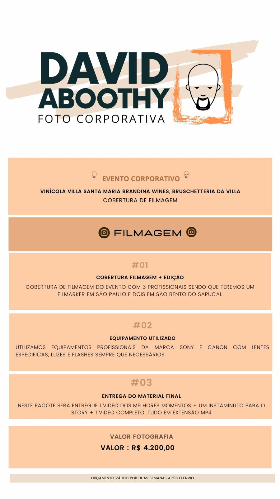 Foto ORÇAMENTO PERSONALIZADO - VIDEOS CORPORATIVOS Foto ORÇAMENTO PERSONALIZADO - VIDEOS CORPORATIVOS - Imagem 2