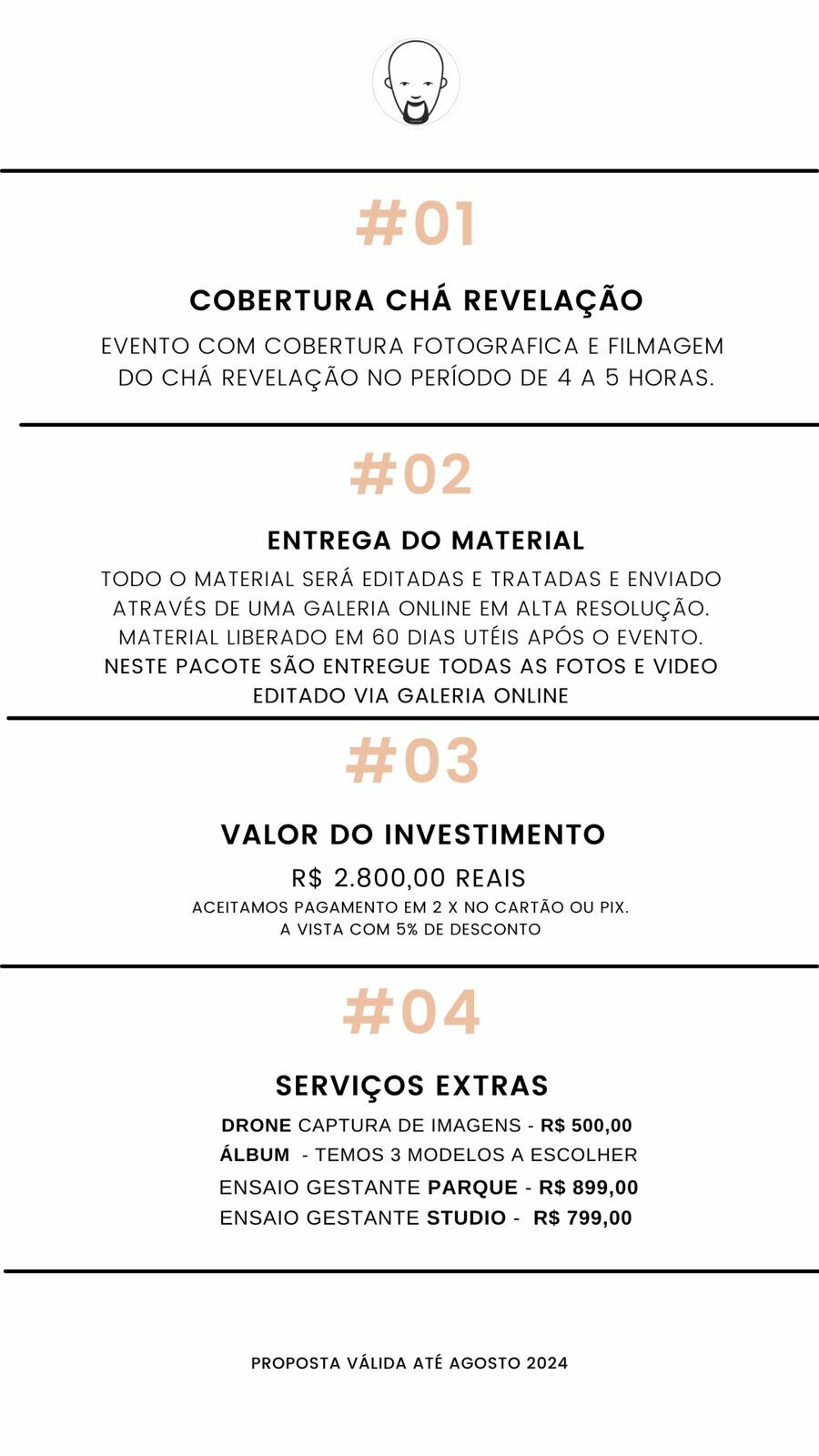 Foto ORÇAMENTO CHÁ REVELAÇÃO Foto ORÇAMENTO CHÁ REVELAÇÃO - Imagem 3