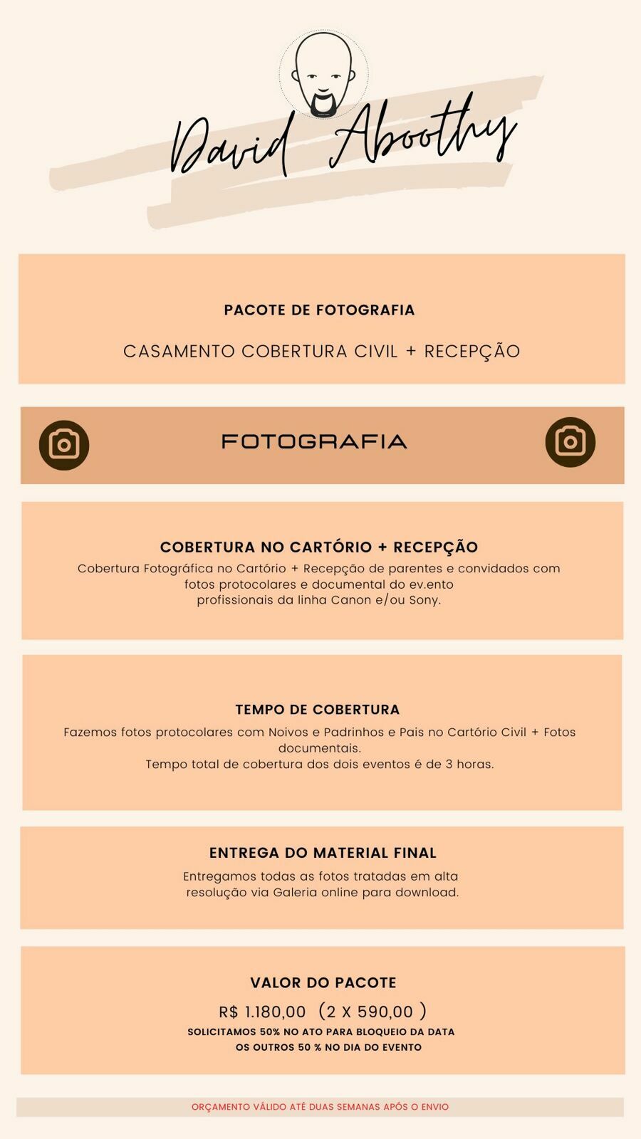 Foto PROPOSTA CASAMENTO  COBERTURA CIVIL +  RECEPÇÃO + FESTA - Imagem 5