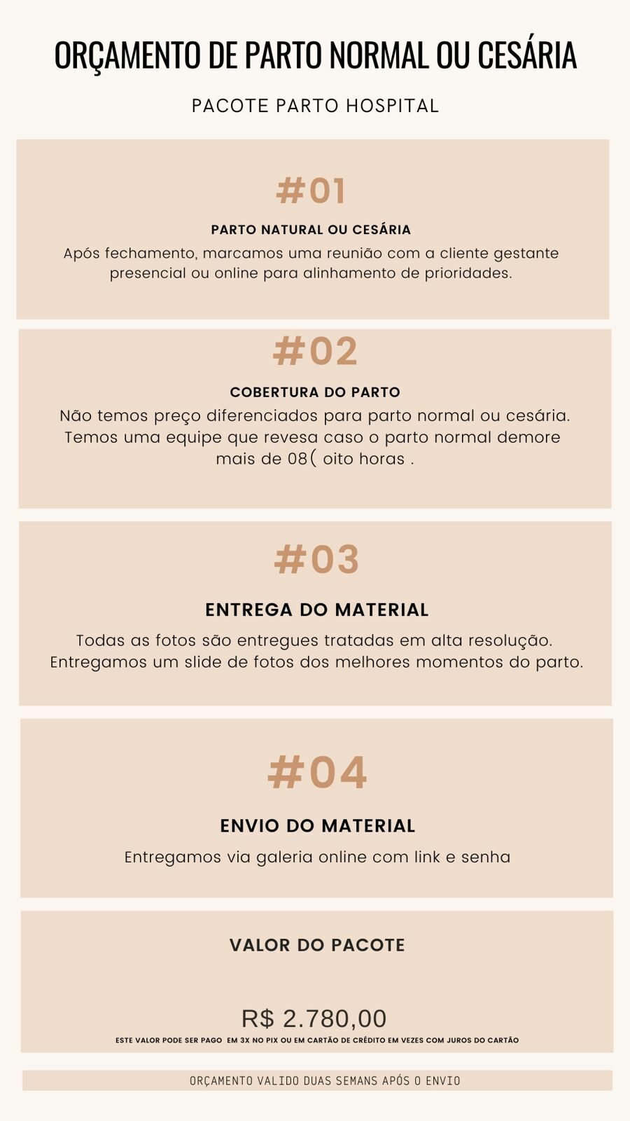 Foto INVESTIMENTO PARTO OU CERÁRIA  - Imagem 2