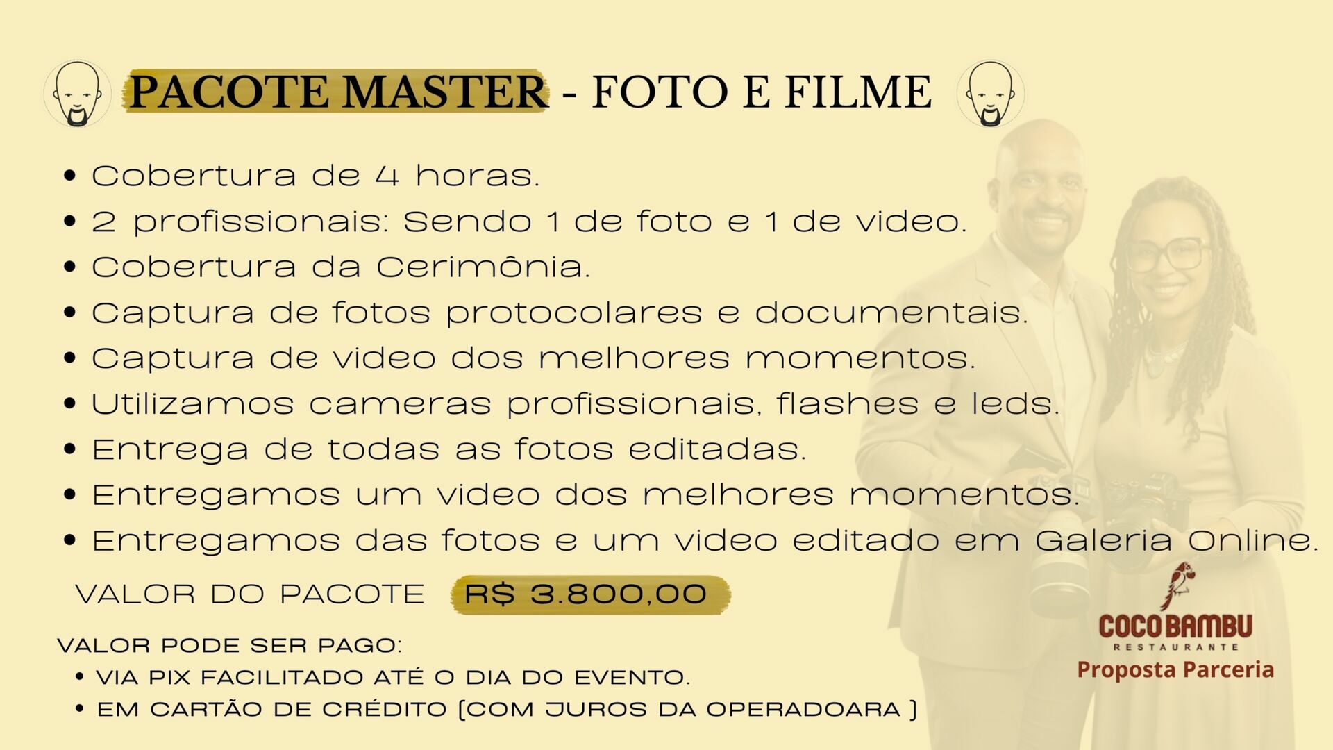 Foto PROPOSTA COBERTURA DE CASAMENTO - MINI-WEDDING - Imagem 4