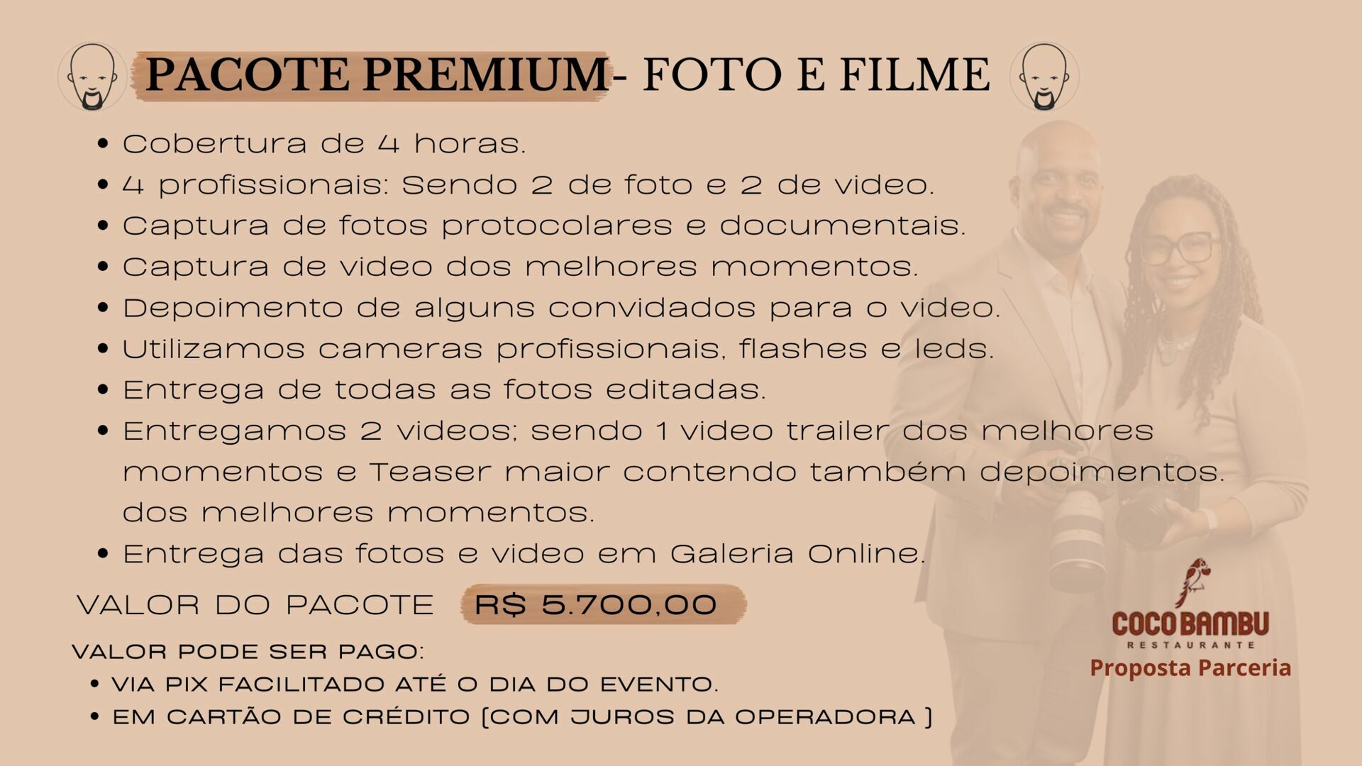 Foto PROPOSTA COBERTURA DE CASAMENTO - MINI-WEDDING - Imagem 5