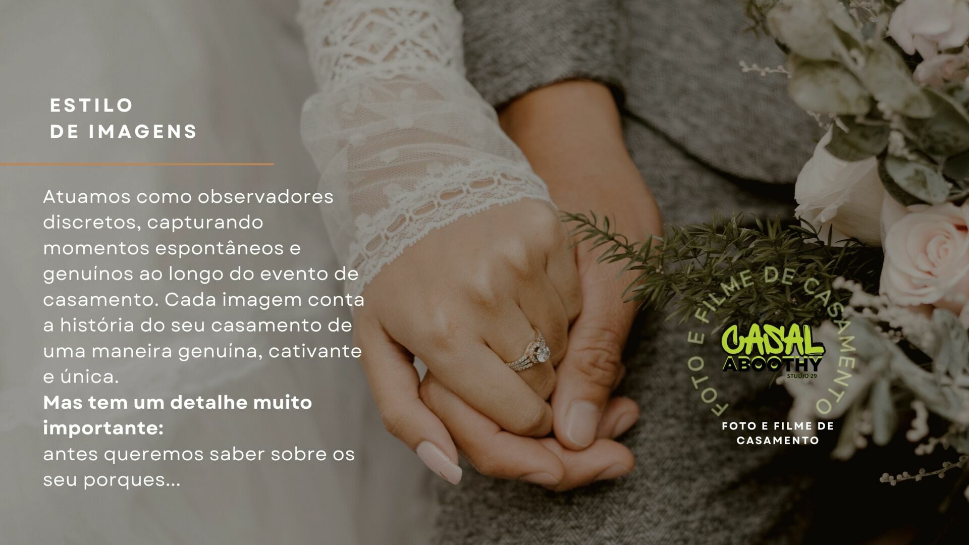 Foto PROPOSTA COBERTURA DE CASAMENTO - MINI-WEDDING - Imagem 1